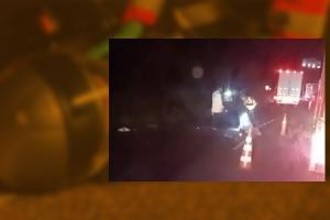 Accidente de tránsito cerca de Caiké