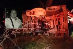 En trágico accidente falleció un ganadero, al volcarse camioneta sobre la vía que conduce de Ortega a Olaya Herrera