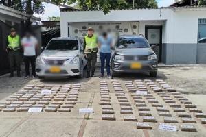 ¡Millonario alijo! Cayeron 173 kilogramos de cocaína en carreteras de Natagaima