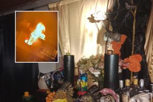 Se incendió presunta casa de Santería en el barrio Villa Café de Ibagué