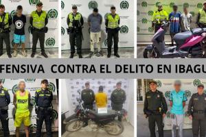 Autoridades propinaron duros golpes contra diferentes delitos en Ibagué