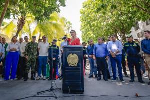 Gobernadora del Tolima señaló que la seguridad en los municipios es la mayor prioridad en su mandato