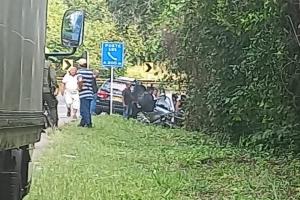 Traumatismo generó otro violento choque en ‘Puente Amarillo, sobre la vía a Chicoral