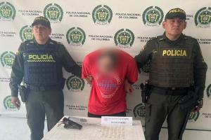 Cayó alias ‘Gafas’ peligroso delincuente en el barrio Las Ferias del Líbano