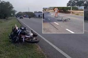Falleció ciclista al ser arrollado por motociclista en la vía Ibagué - Alvarado