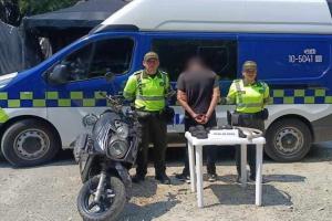  ¡Increíble! cayó narco - moto repleta de base de cocaína, en vías de Coyaima.