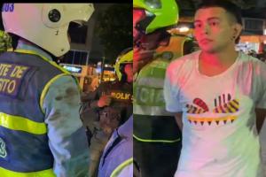Capturaron hombre que agredió a dos agentes ‘Azules’ en la Estación de Servicio de El Vergel