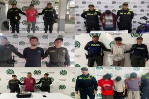 Atención: 9 personas fueron capturadas al hallarlos robando en las diferentes comunas de Ibagué