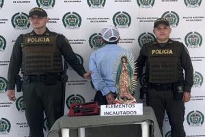 Alias ‘León’ se robó la Virgen de la iglesia Divino Niño en Venadillo