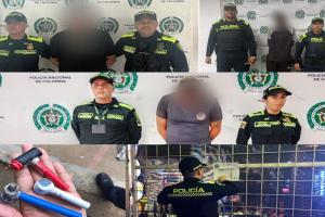 Autoridades metropolitanas efectuaron 8 capturas e incautaron 212 armas blancas durante el fin de semana