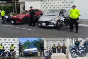 Autoridades recuperaron en Ibagué 10 automotores que habían sido hurtados en el país