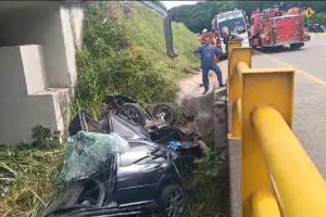 Accidente de tránsito entre Guamo y Saldaña.