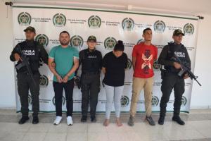 Presuntos disidentes del frente Iván Díaz capturados en el Huila 