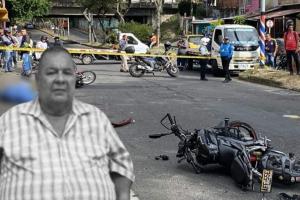 Don Álvaro Castro, domiciliario de Tamales Don Floro, es el motociclista fallecido en la 37 con Guabinal