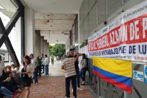 Huelga en el Ministerio de Trabajo