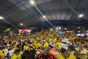 Aficionados de la Selección Colombia en Medellín 