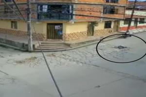 vía del barrio Ricaurte Parte Alta