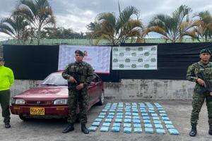 Ejército incautó 80 paquetes de marihuana en el sur del Tolima