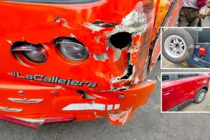 Pánico generó la falla en los frenos de una buseta en inmediaciones de la Plaza de la 21 en Ibagué