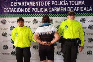 Cayó en Carmen de Apicalá, peligrosa proxeneta que era buscada por las autoridades de Pereira