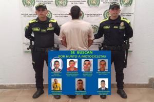 ¡Ojo con el Tuerto! Capturaron en Coyaima a uno de los ladrones de moto más buscados en Ibagué