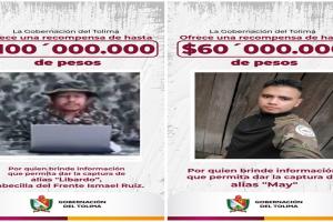 Recompensas cabecillas FARC 