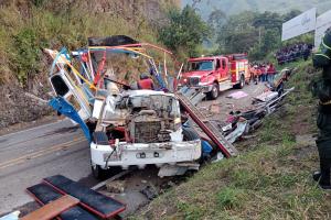 Ocho muertos en accidente en el sur del Huila.