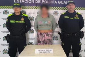 Capturaron en el Guamo a peligrosa delincuente buscada por las autoridades de Villavicencio