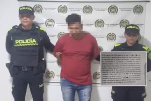 Capturado sujeto en flagrancia, luego de intimidar con un sobre extorsivo a un comerciante en Payandé