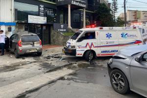 Tres heridos dejó choque de dos particulares en Interlaken