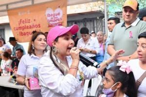 Alcaldesa de Ibagué - Dia contra el cáncer de mama