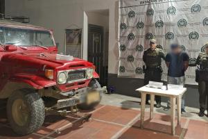A la cárcel sujeto que robó vehículo y $13 millones sobre la vía que conduce de San Bernardo a San Juan de la China