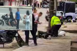 Capturaron dos sujetos y aprehendieron menor por extorsionar en el barrio Topacio y Parque del Mohán