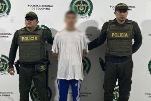 Cayó extorsionista en el Parque Centenario de Ibagué