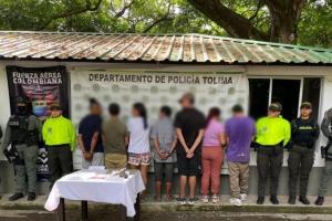 Desarticularon estructura criminal ‘Los Cancheros’, liderada por alias ‘Paola’ y el ‘Rolo’ en el norte del Tolima