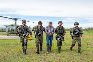 Capturado alias Indio o Guajiro presunto disidente de las Farc en Algeciras, Huila.