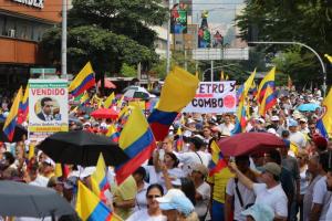 Marcha en rechazo de Gustavo Petro