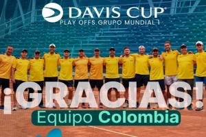 La selección Colombia superó a Barbados en Davis Cup Ibagué 2025