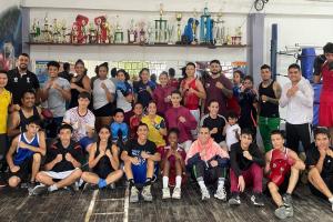 Delegación tolimense en el Campamento Internacional de Boxeo en Pereira
