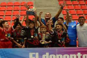 El municipio de Chaparral, campeón departamental de fútbol de salón sub-13
