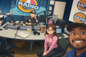 Radio Uno Estilo Efecto Ghibli