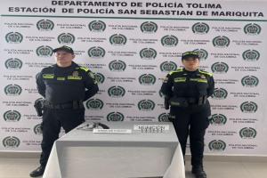 Menor es sorprendido con arma de fuego dentro de institución educativa en Mariquita