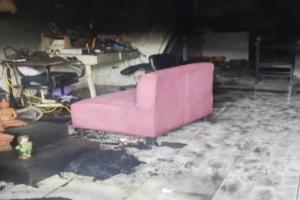 Incendio en vivienda de Villas de Guaralá
