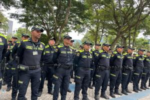 Seguridad desfile San Juan.