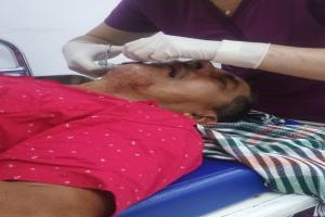 Herido en el desfile de San Pedro 