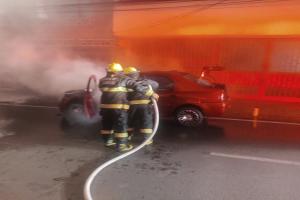 Incendio vehicular Ibagué