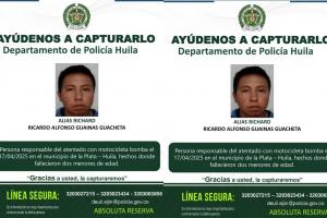 Identifican a alias  “Richard”, como el presunto autor material de la motobomba en La Plata, Huila.