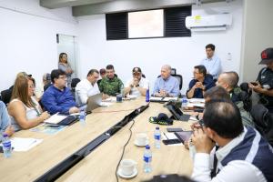 Ministro De Defensa en el Huila.