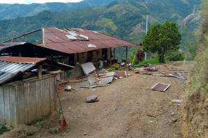 Vivienda destruida vía Dantas 