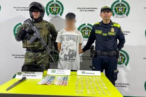 ¡Pillado con el bazuco listo pa’ la venta! Así cayó alias ‘Lágrimas’ en Ibagué